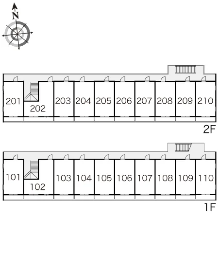 間取り配置図です。