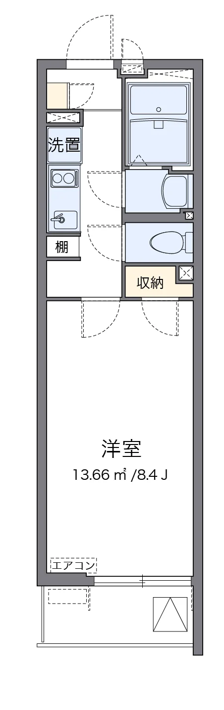 代表的な間取のため実際の間取とは異なる場合があります