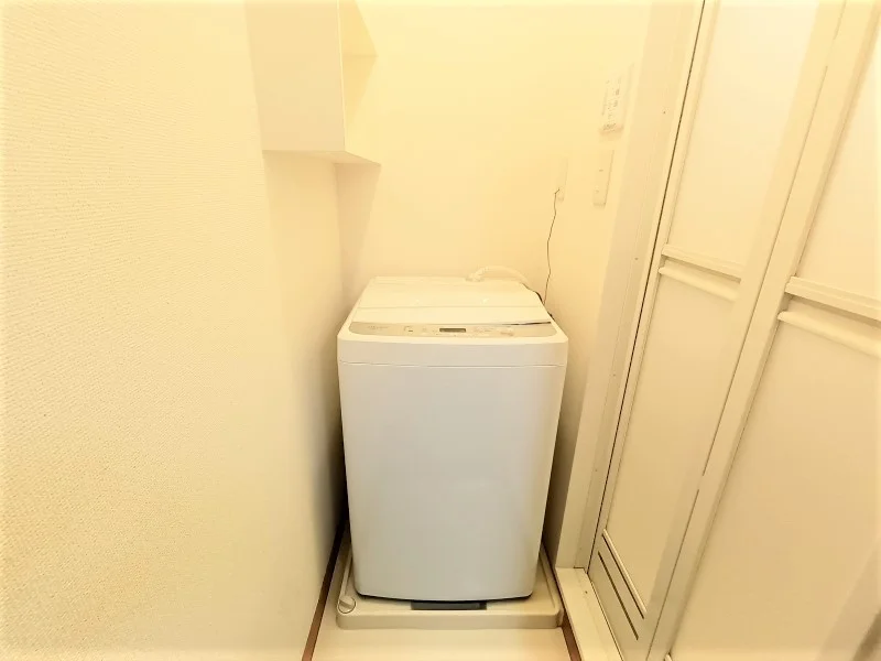 室内洗濯機置き場です。