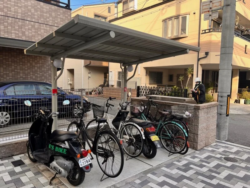 駐輪スペースです。