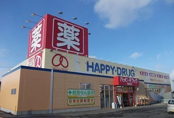 ハッピードラッグ田向店まで600m