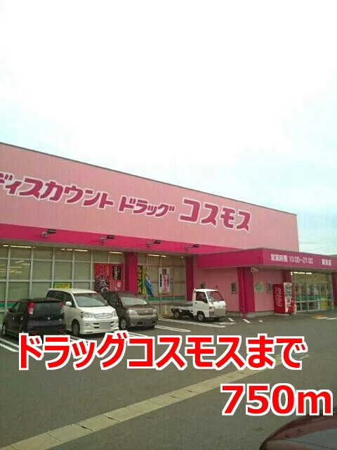 ドラッグコスモスまで750m