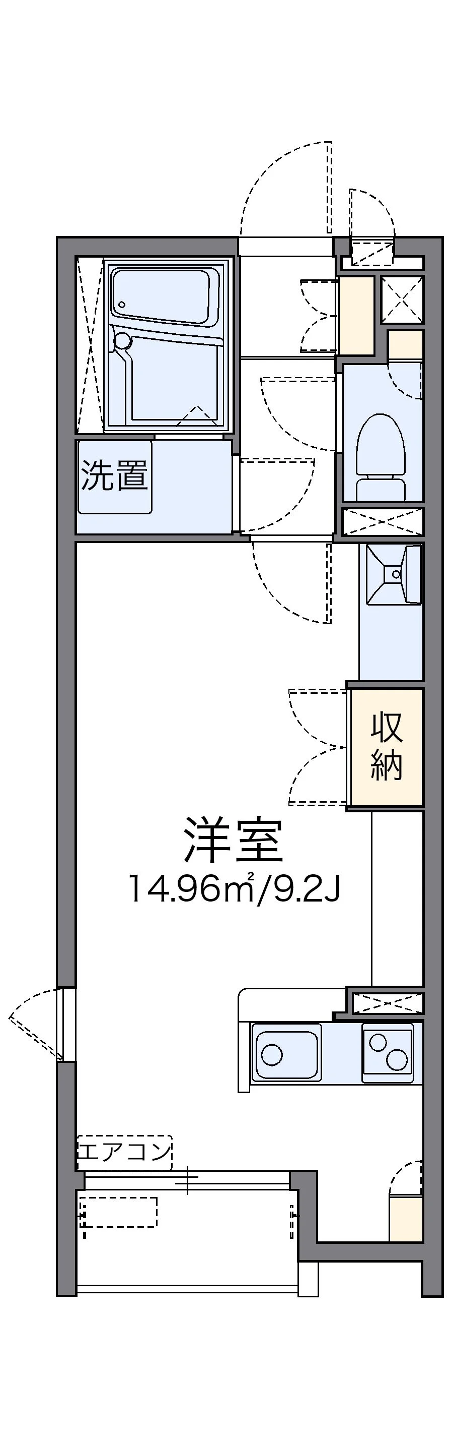 代表的な間取のため実際の間取とは異なる場合があります