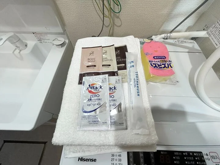 アメニティもしっかり取り揃えています