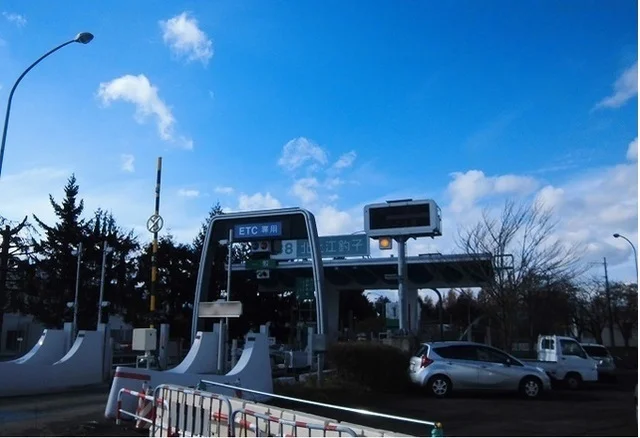 北上江釣子インターまで1800m