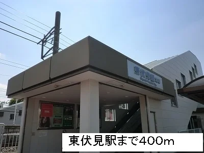 東伏見駅まで400m