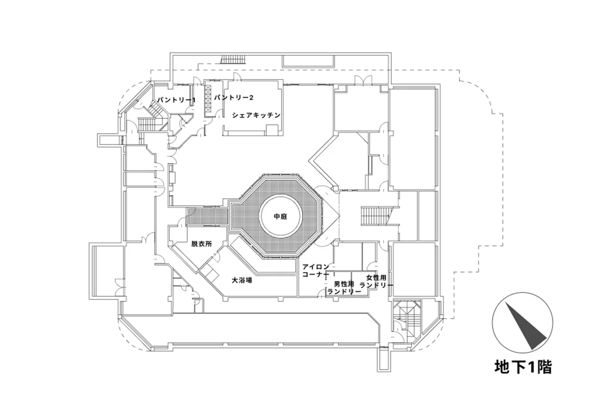 【地下1階】フロアマップ