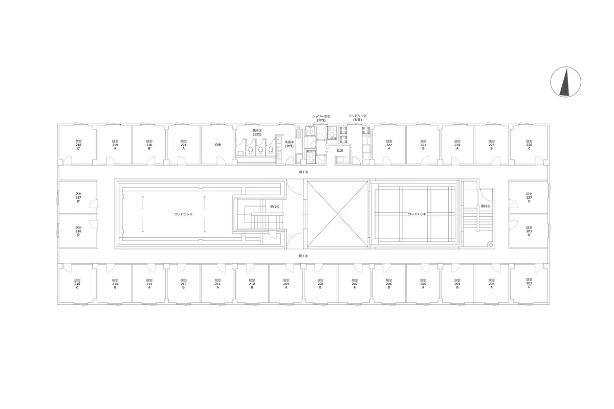 【2F】女性の水回りは2階フロアに集結しています。