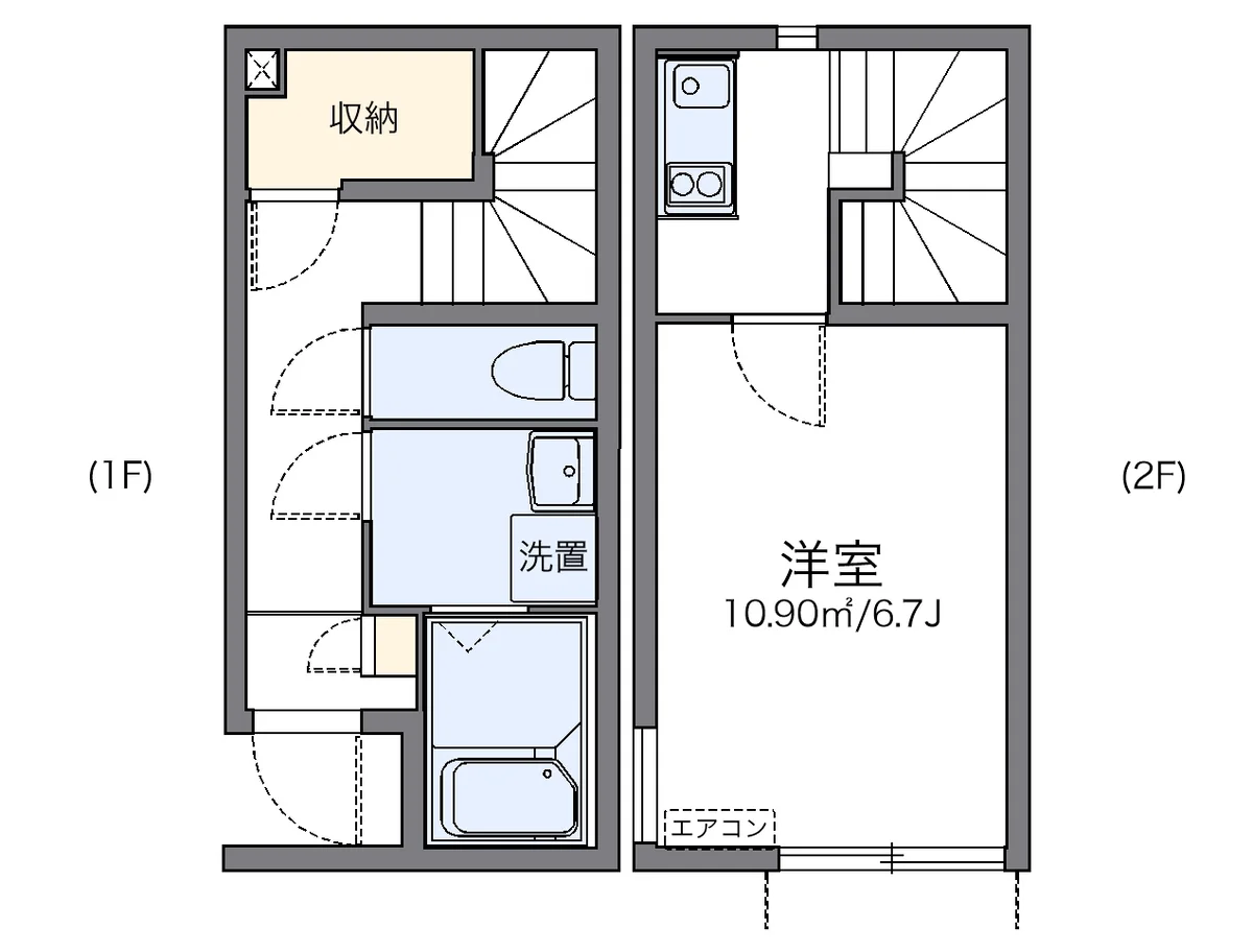 代表的な間取のため実際の間取とは異なる場合があります