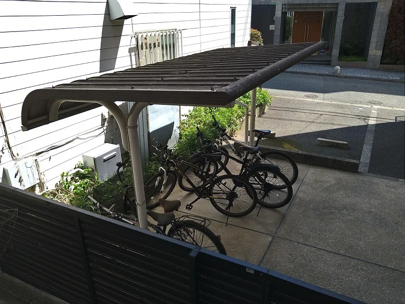 駐輪場　自転車＆原付のみ駐輪可