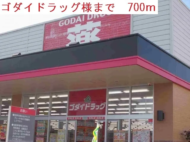 ゴダイドラッグまで700m