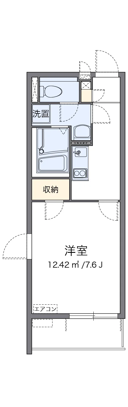 代表的な間取のため実際の間取とは異なる場合があります