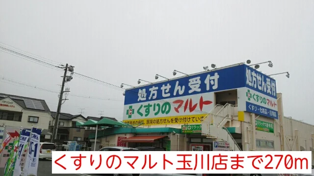 くすりのマルト玉川店まで270m
