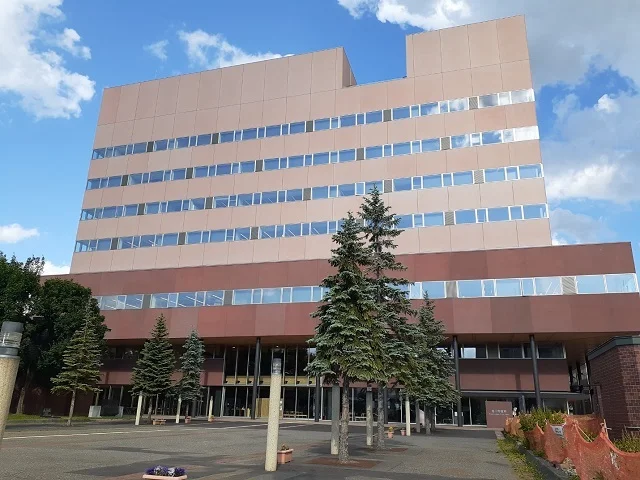 旭川市役所まで5500m