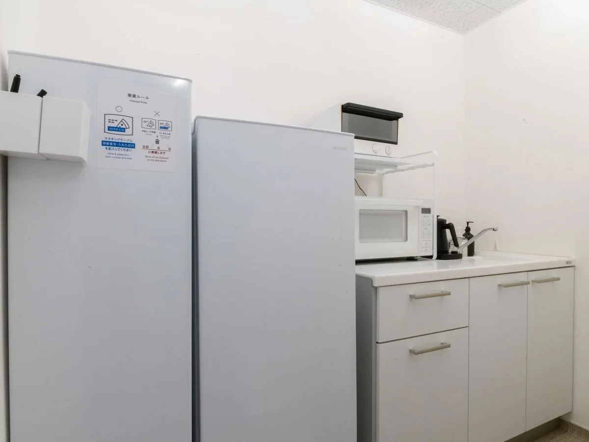 2階と3階には給湯スペースがあります。