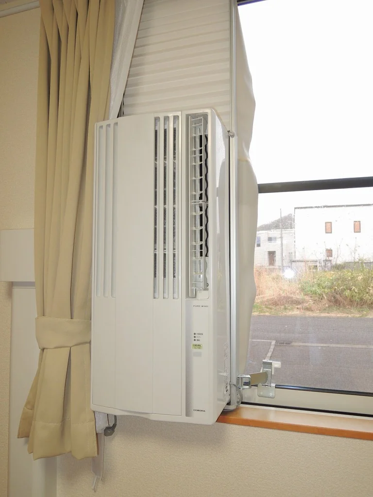 ウィンドエアコンで夏場も快適に。