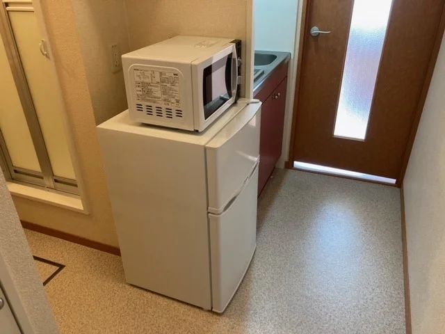 冷蔵庫、電子レンジ
