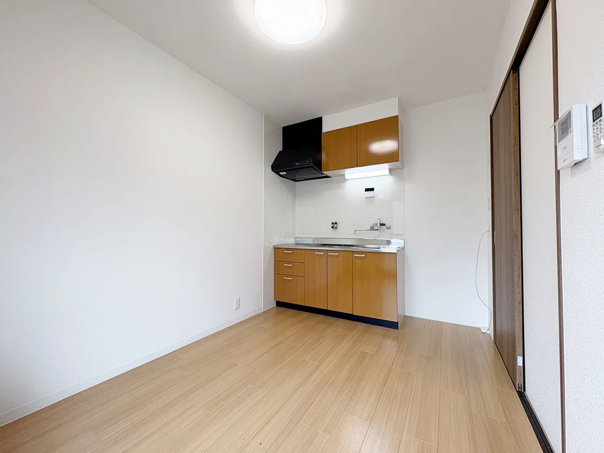 キッチンの様子です。家具家電設置前写真です。