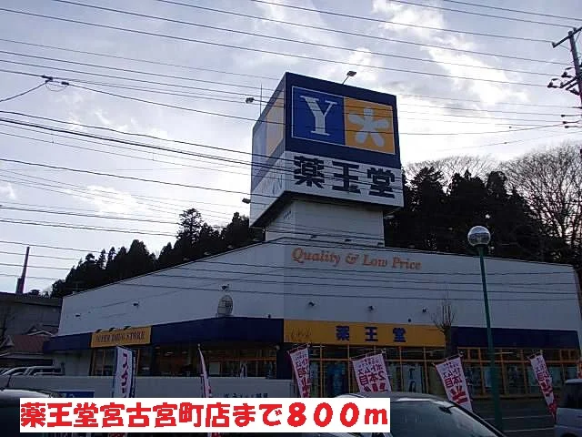 薬王堂宮古宮町店まで800m