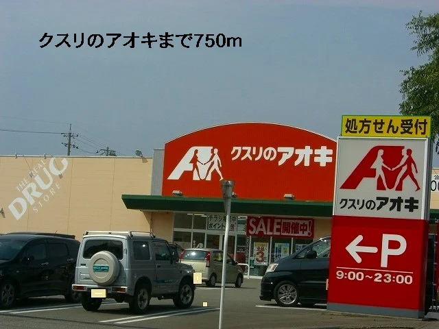 クスリのアオキまで750m