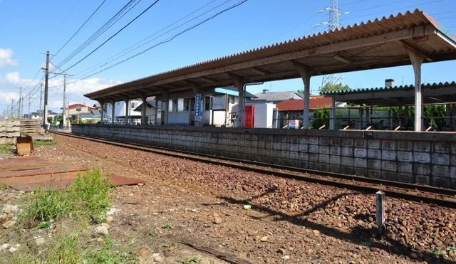 北陸鉄道　四十万駅まで750m