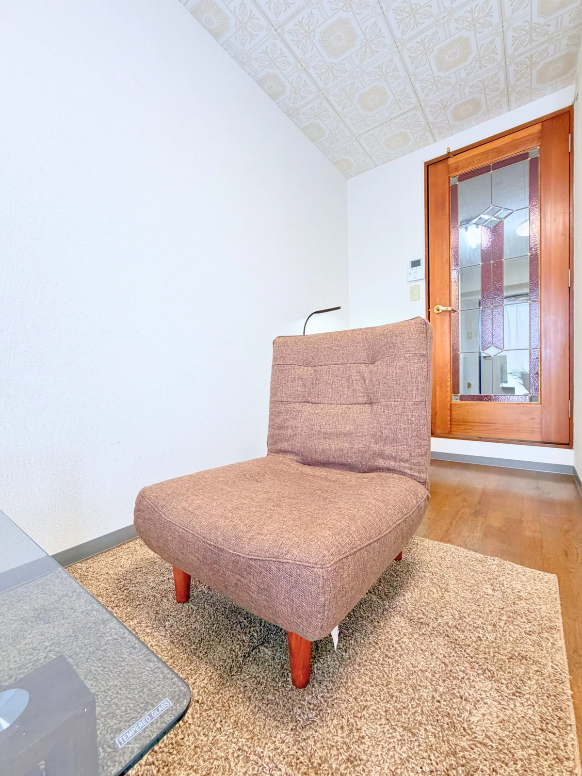 ソファー付きで快適