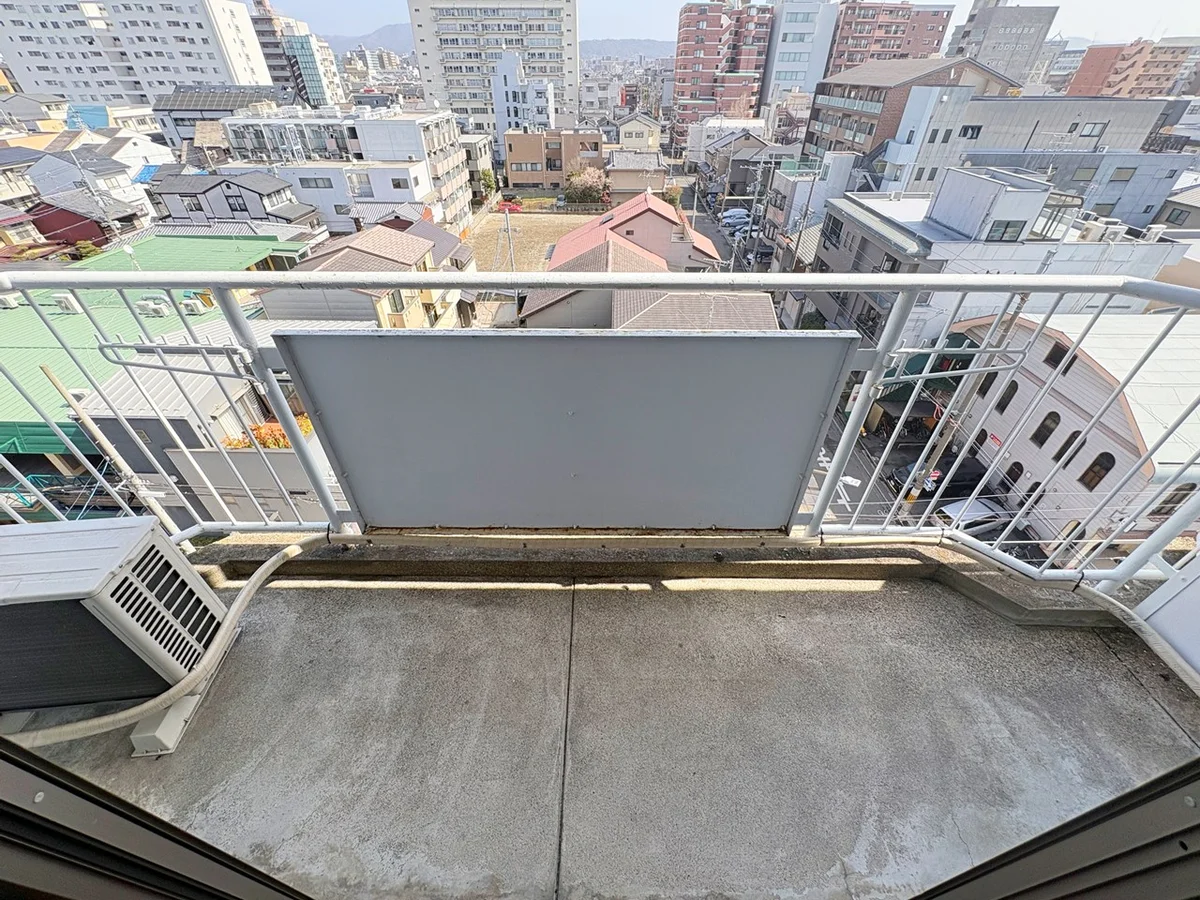 ベランダです☀天気のいい日には洗濯物を干すことが出来ます！