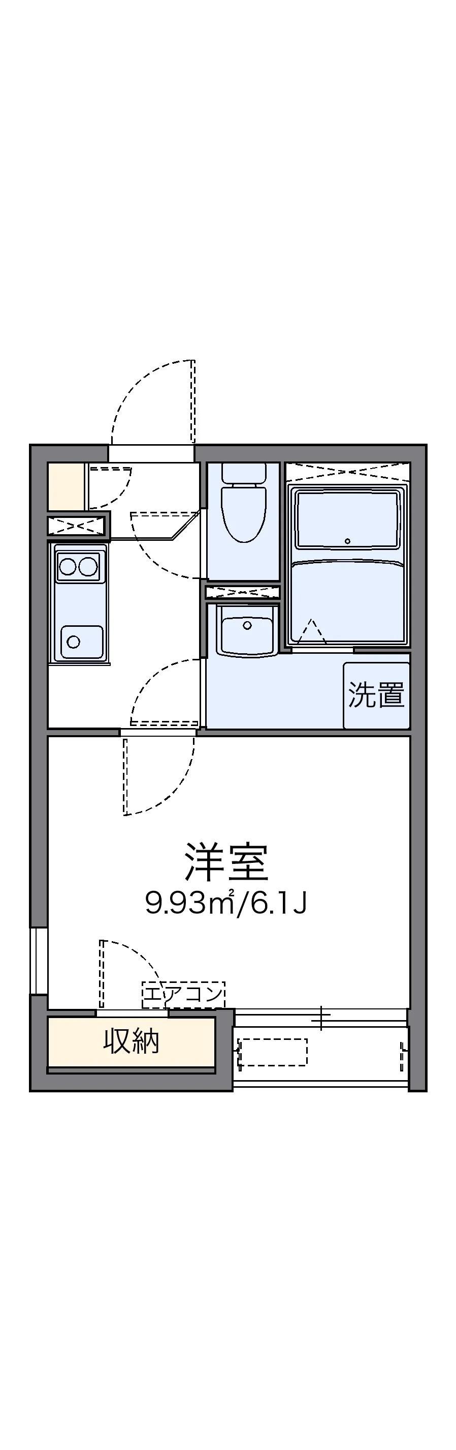 代表的な間取のため実際の間取とは異なる場合があります