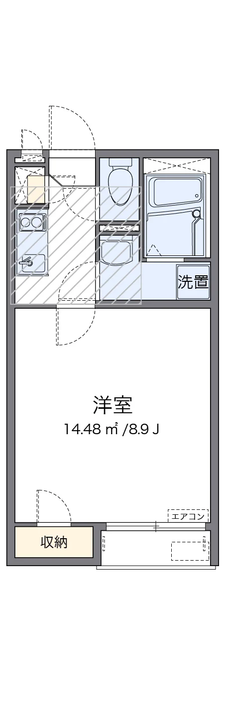 代表的な間取のため実際の間取とは異なる場合があります