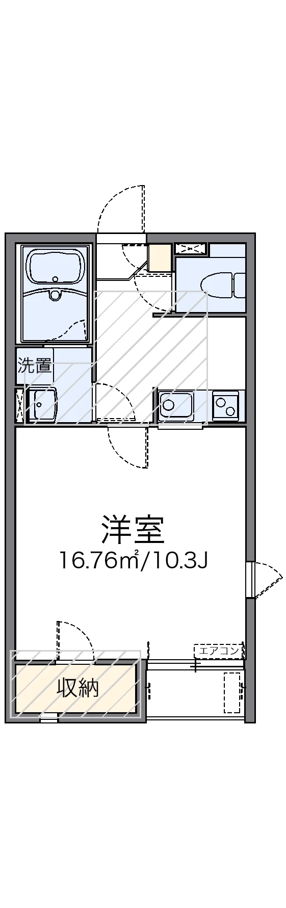 代表的な間取のため実際の間取とは異なる場合があります