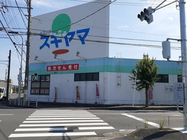 ドラッグスギヤマ羽島まで300m