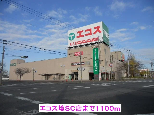 エコス境ＳＣ店まで1100m