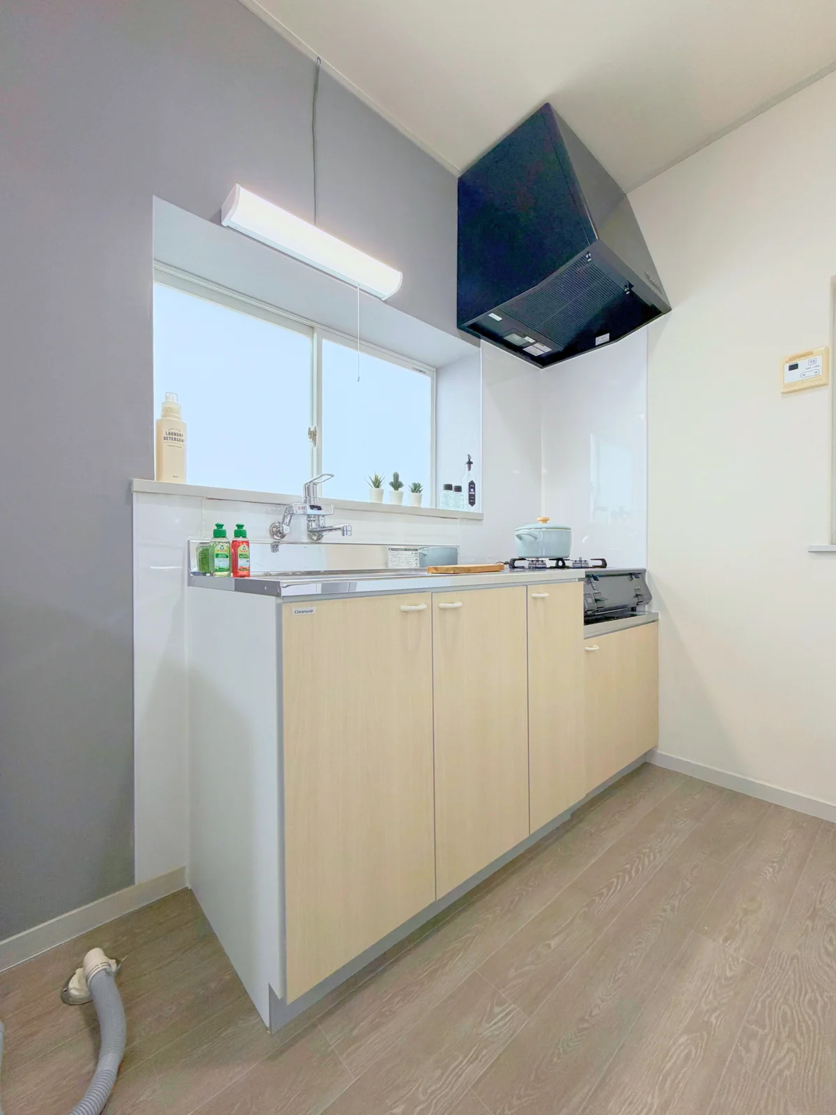 ２口ガスコンロ付きキッチン