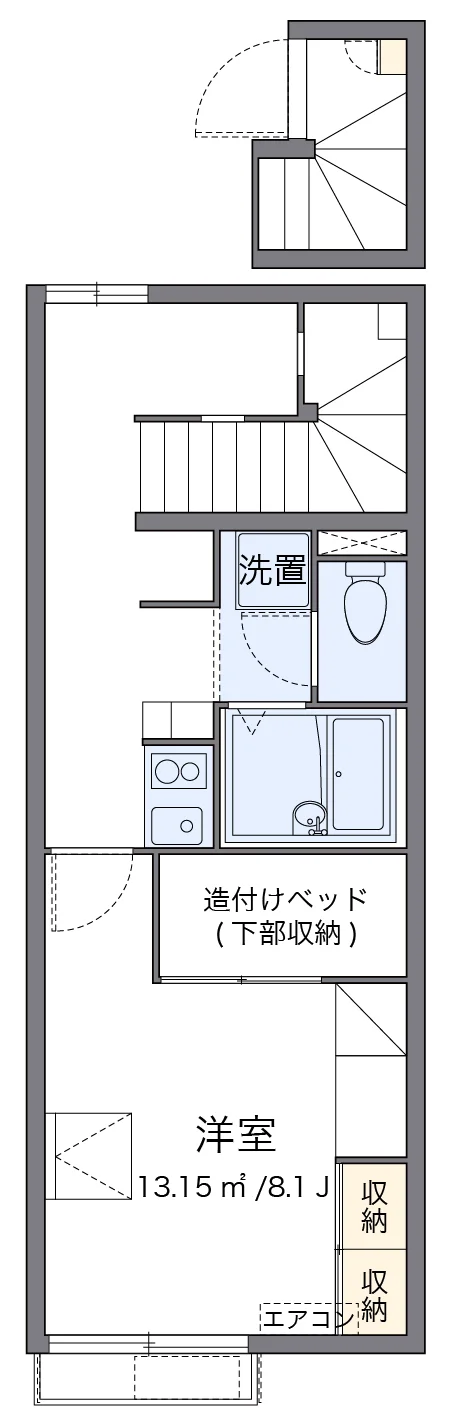 代表的な間取のため実際の間取とは異なる場合があります