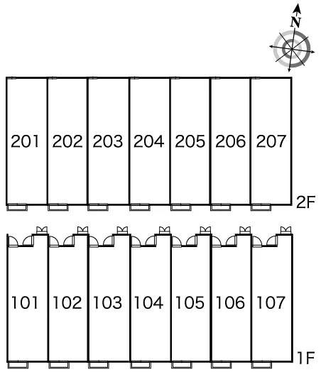 間取り配置図です。