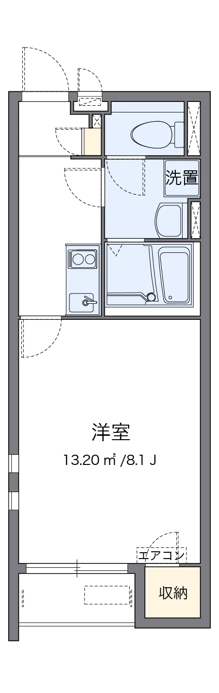 代表的な間取のため実際の間取とは異なる場合があります