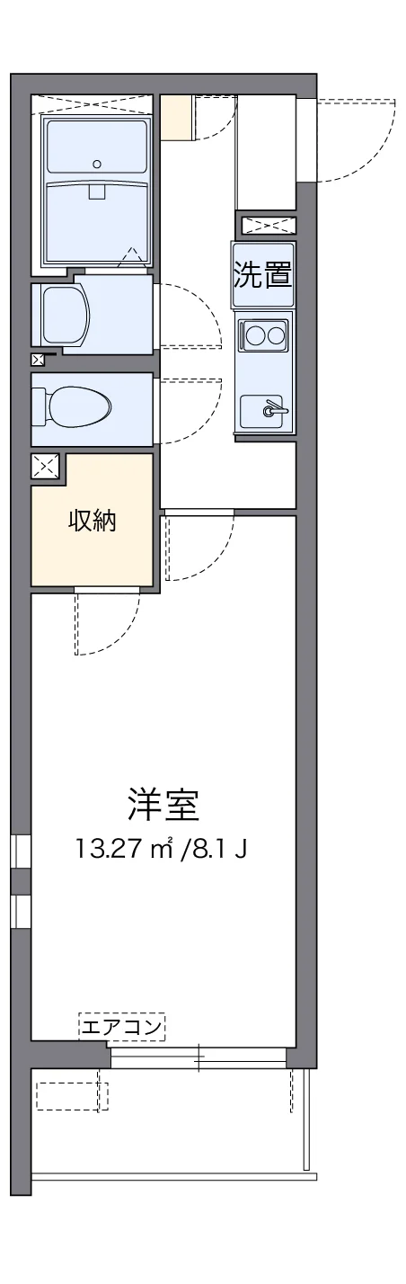 代表的な間取のため実際の間取とは異なる場合があります