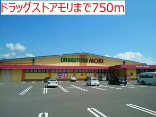 ドラッグストアモリまで750m