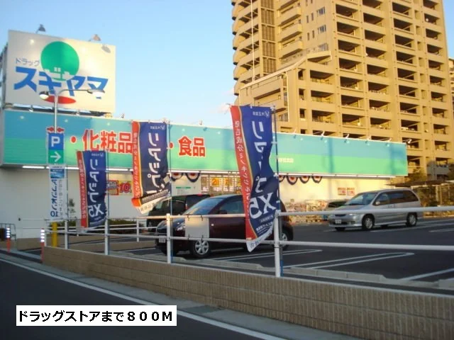 ドラッグスギヤマまで800m