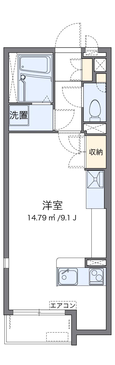 代表的な間取のため実際の間取とは異なる場合があります