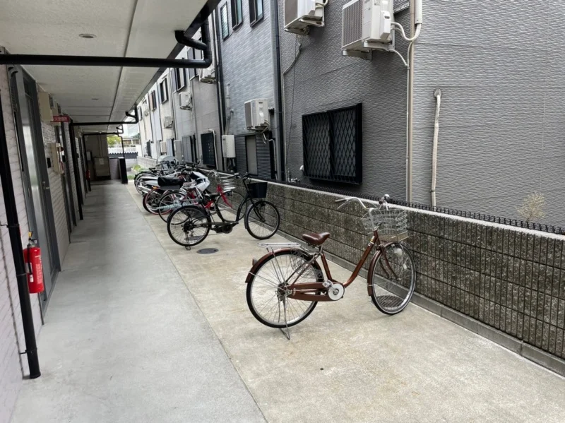 駐輪スペースです。