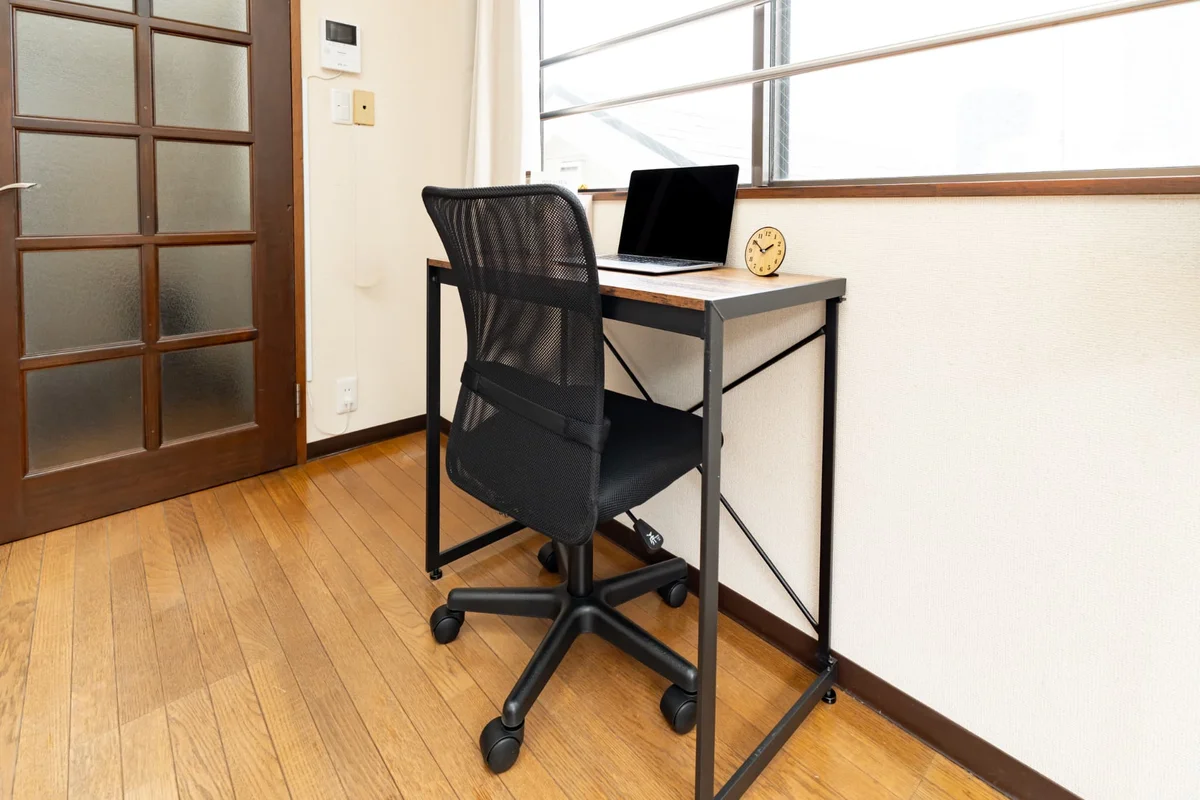 PCデスクあります。