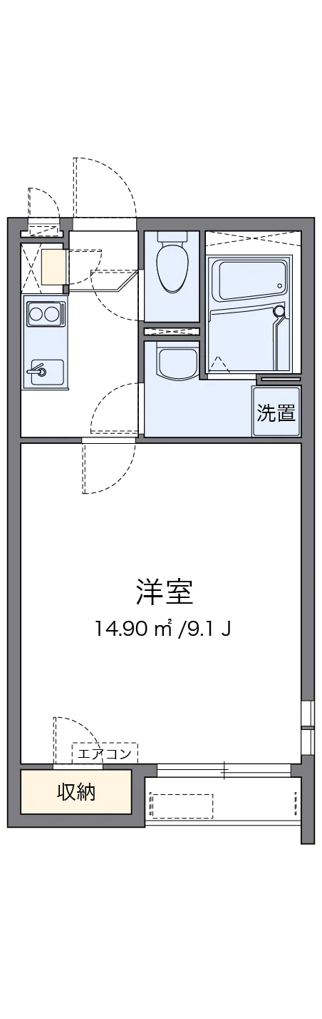 代表的な間取のため実際の間取とは異なる場合があります