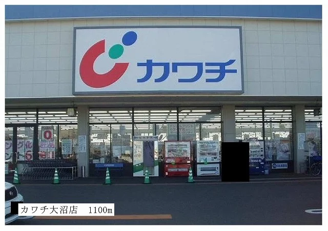 カワチ大沼店まで1100m
