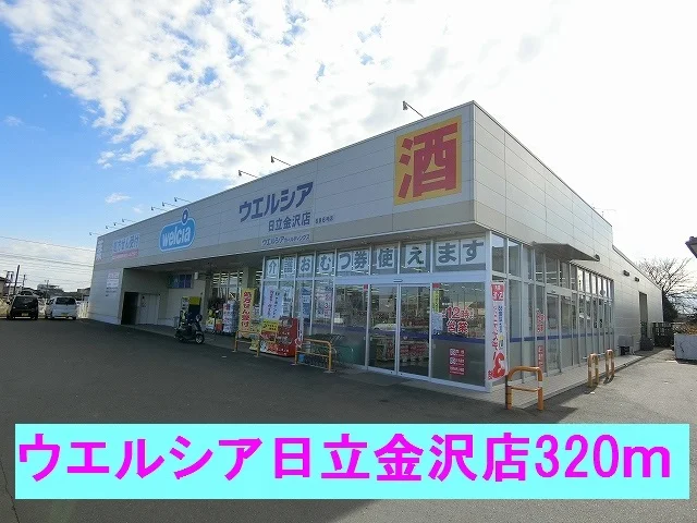 ウエルシア日立金沢店まで320m