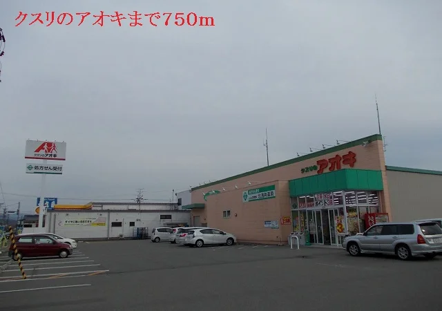 クスリのアオキまで750m
