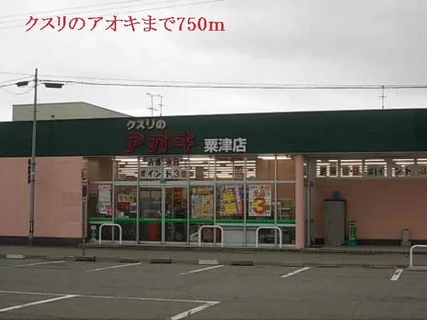 クスリのアオキまで750m