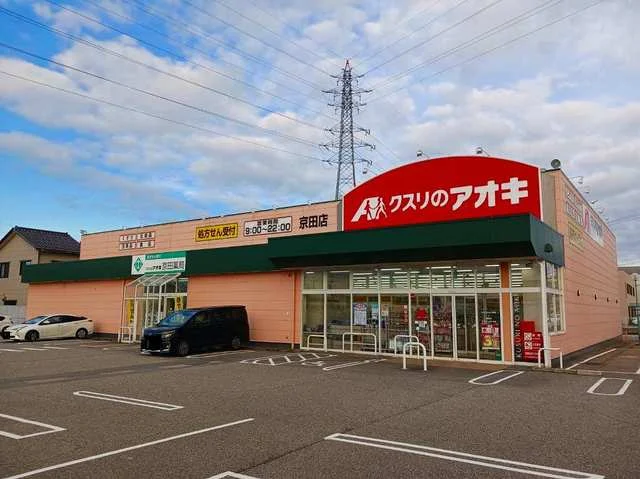クスリのアオキ京田店まで600m