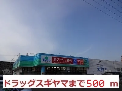 ドラッグスギヤマまで500m