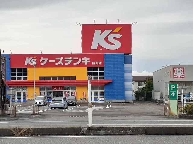 ケーズデンキ 胎内店まで600m